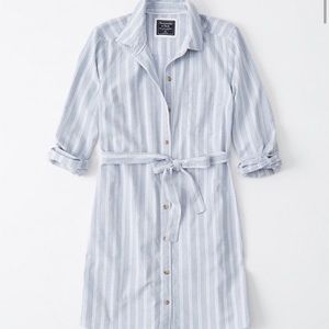 Classic Long-Sleeve Shirt Dress